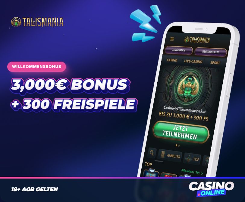 Talismania Neukundenbonus