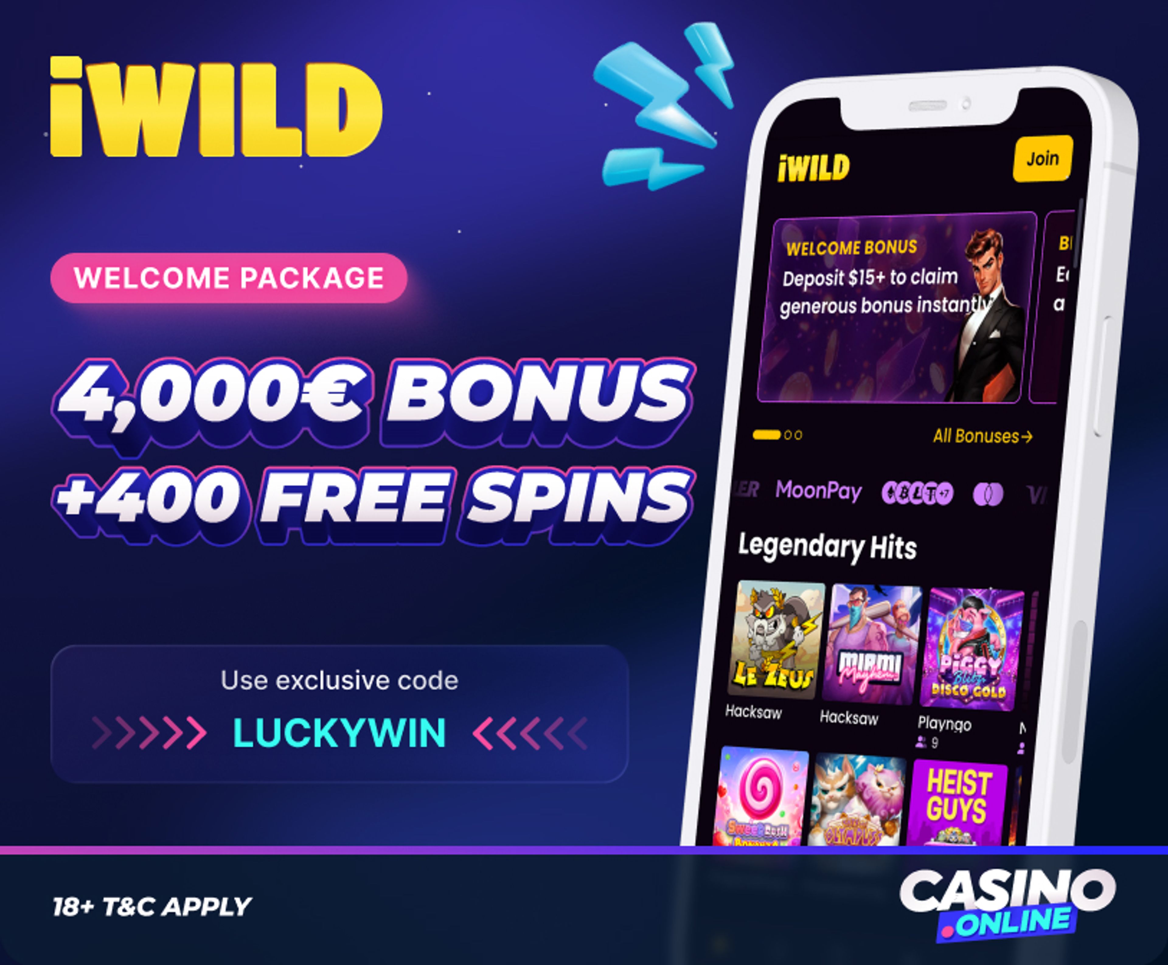 iwild casino welcome offer