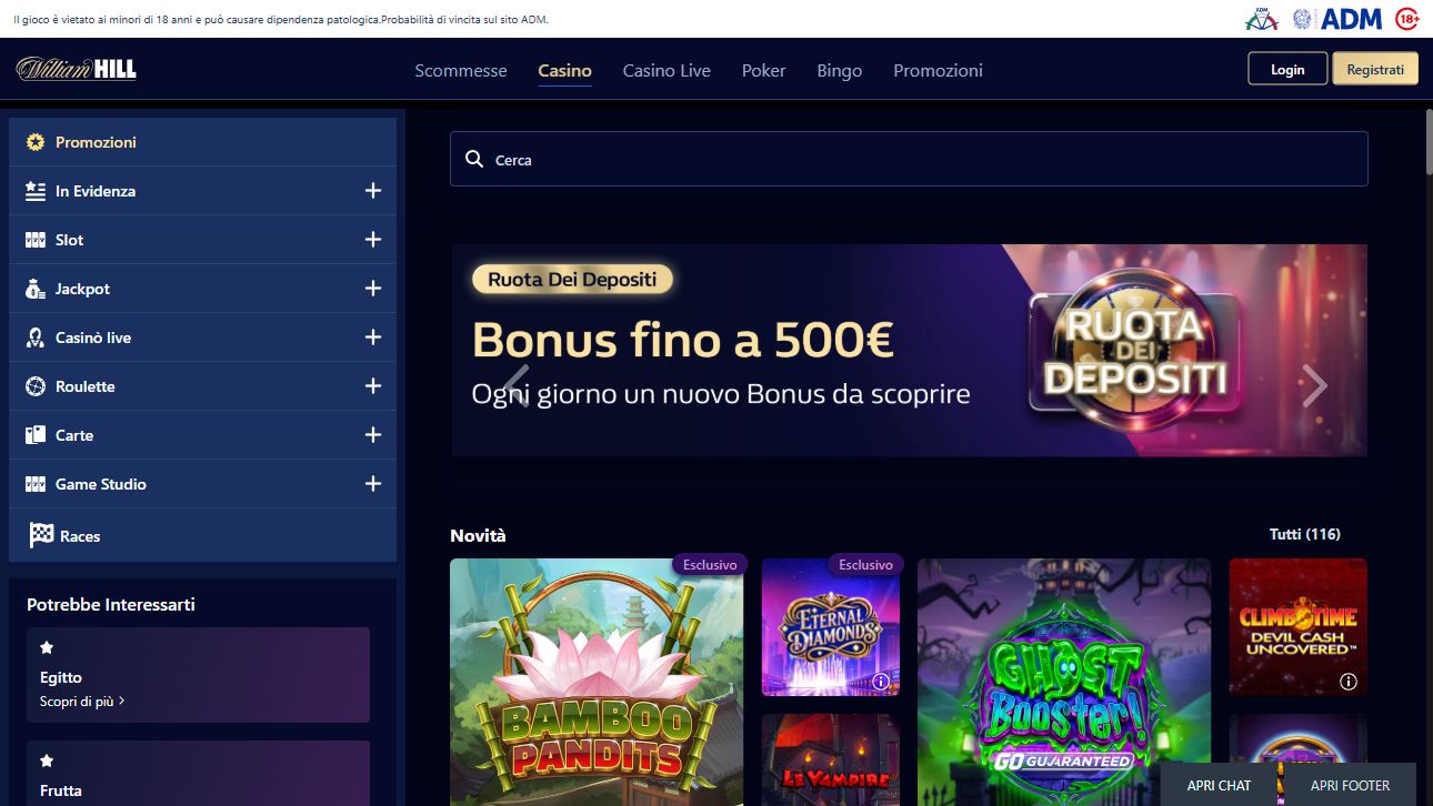WilliamHill desktop screenshot 1