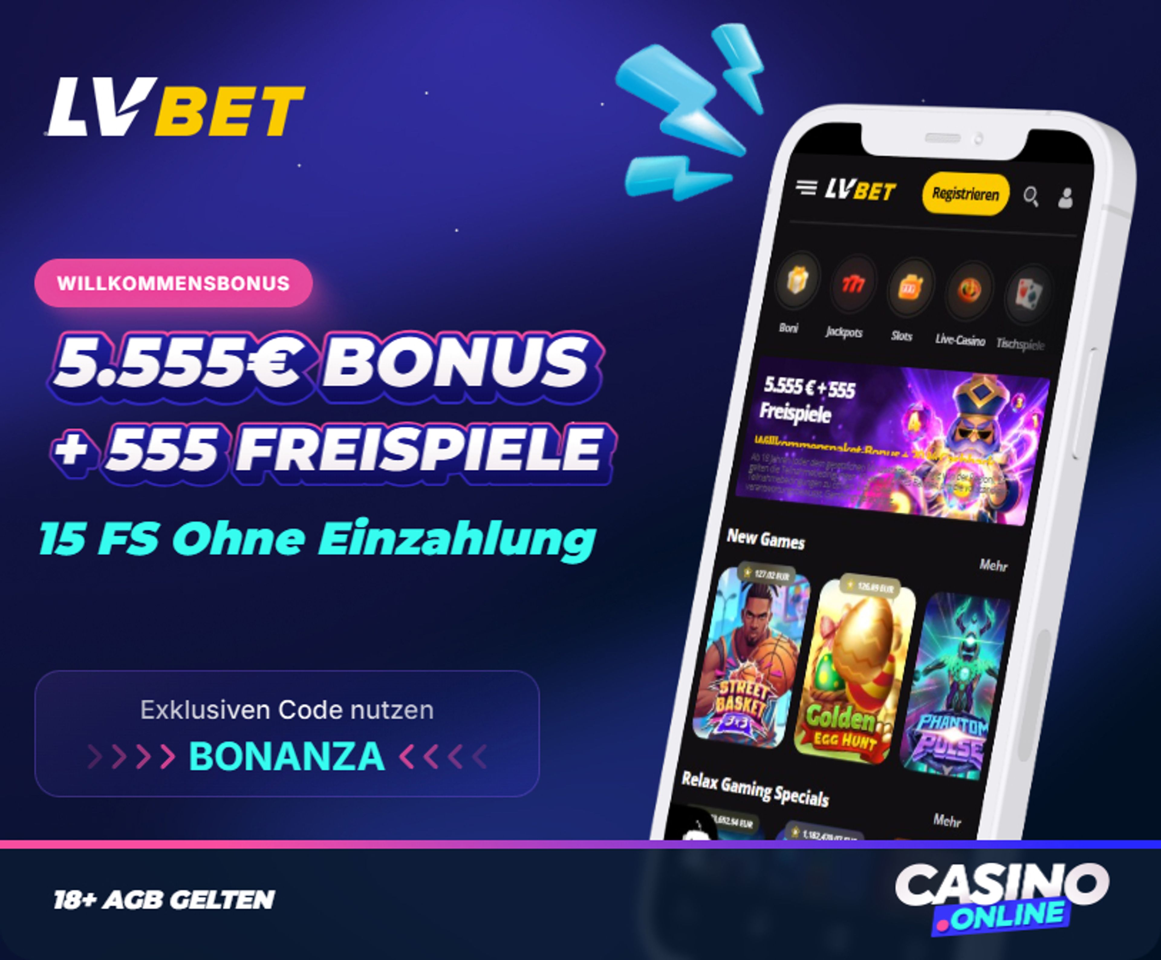 LVbet Casino Willkommensbonus
