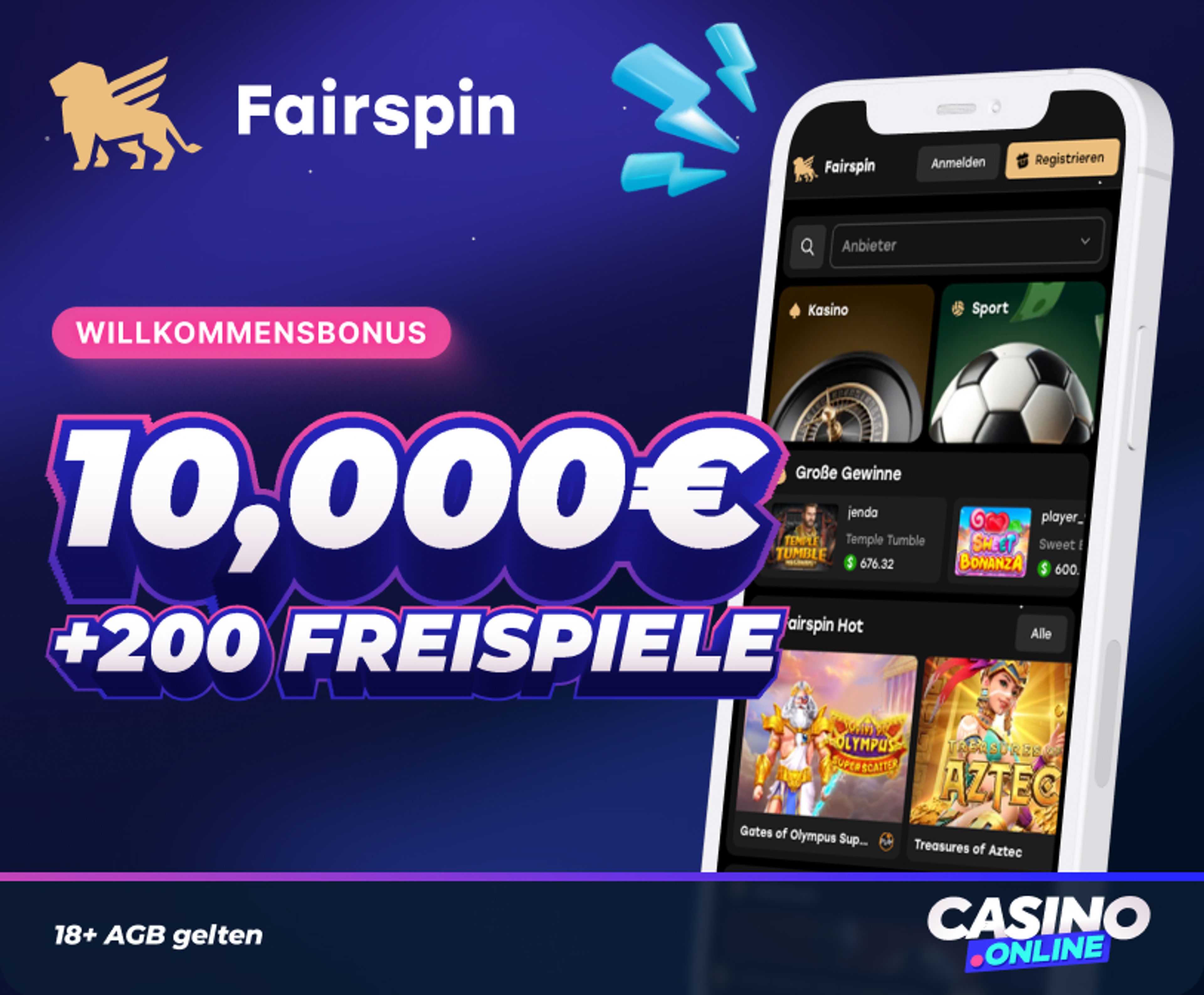 Fairspin Casino Willkommensbonus