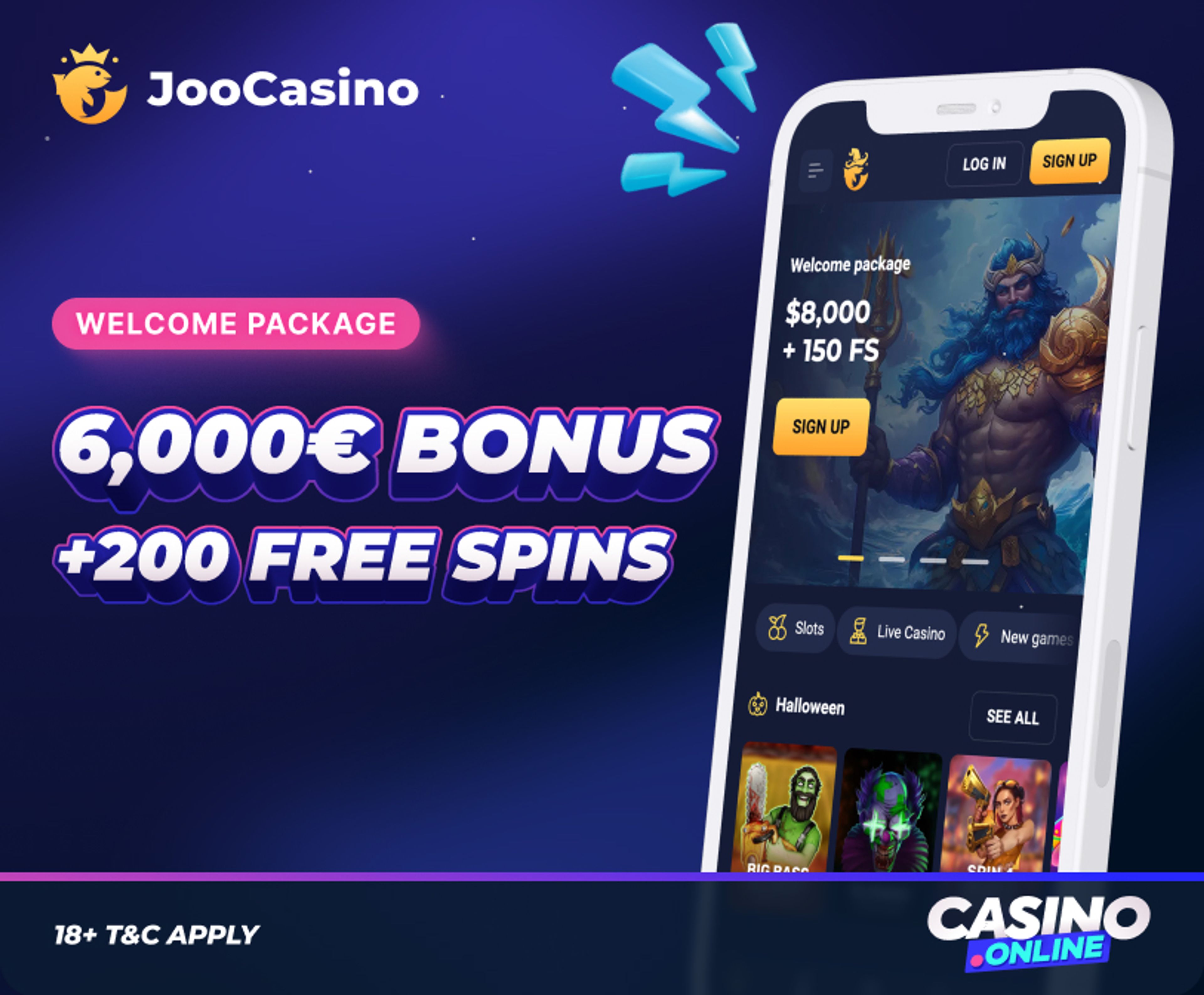 joo casino welcome offer