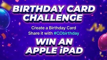 Casino.online Birthday Contest - Design a Card & Win an iPad