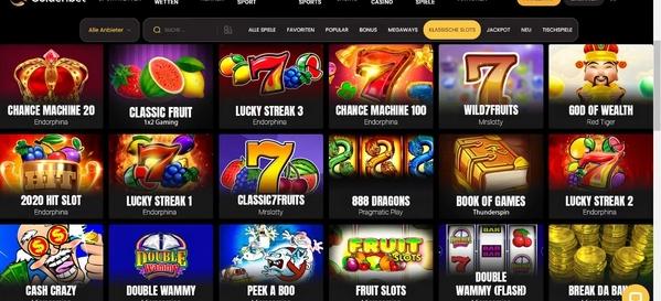 GoldenBet Casino Desktop Slots