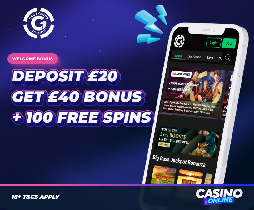 Grosvenor Casino Welcome Bonus