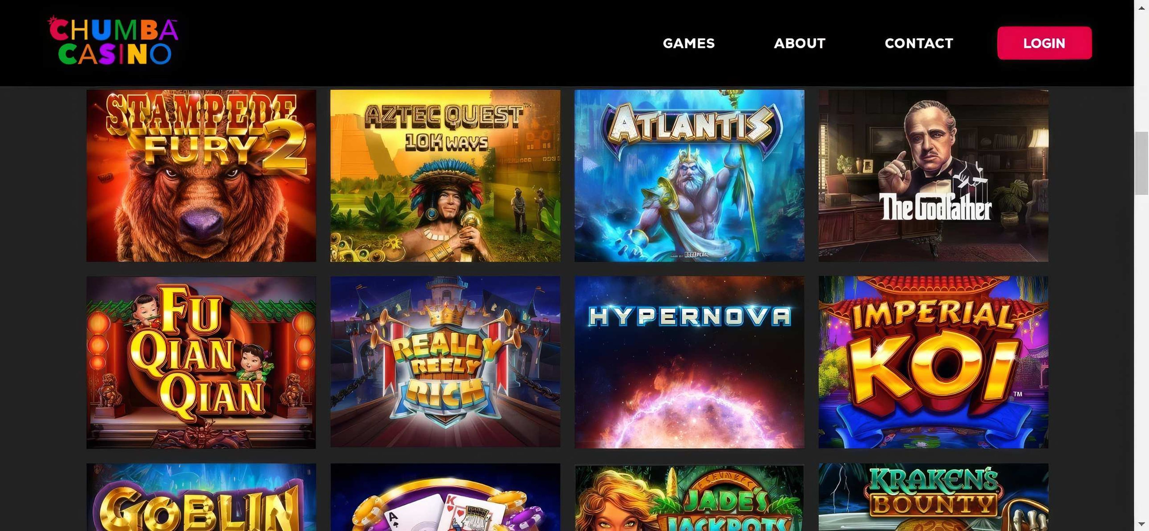 Chumba Casino desktop screenshot 2