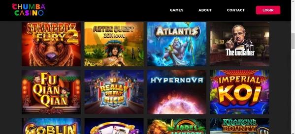 Chumba Casino games