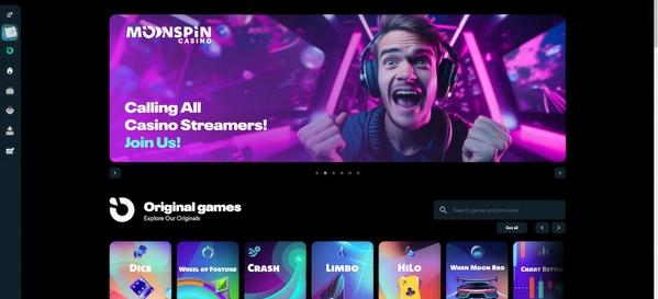 Moonspin Casino Home 