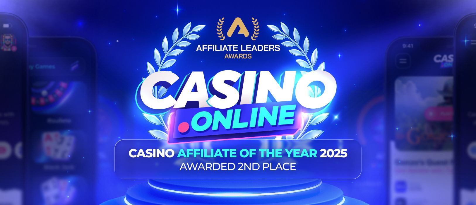 Casino.online Wins Silver in Casino Affiliate of the Year 