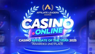 Casino.online Wins Silver in Casino Affiliate of the Year