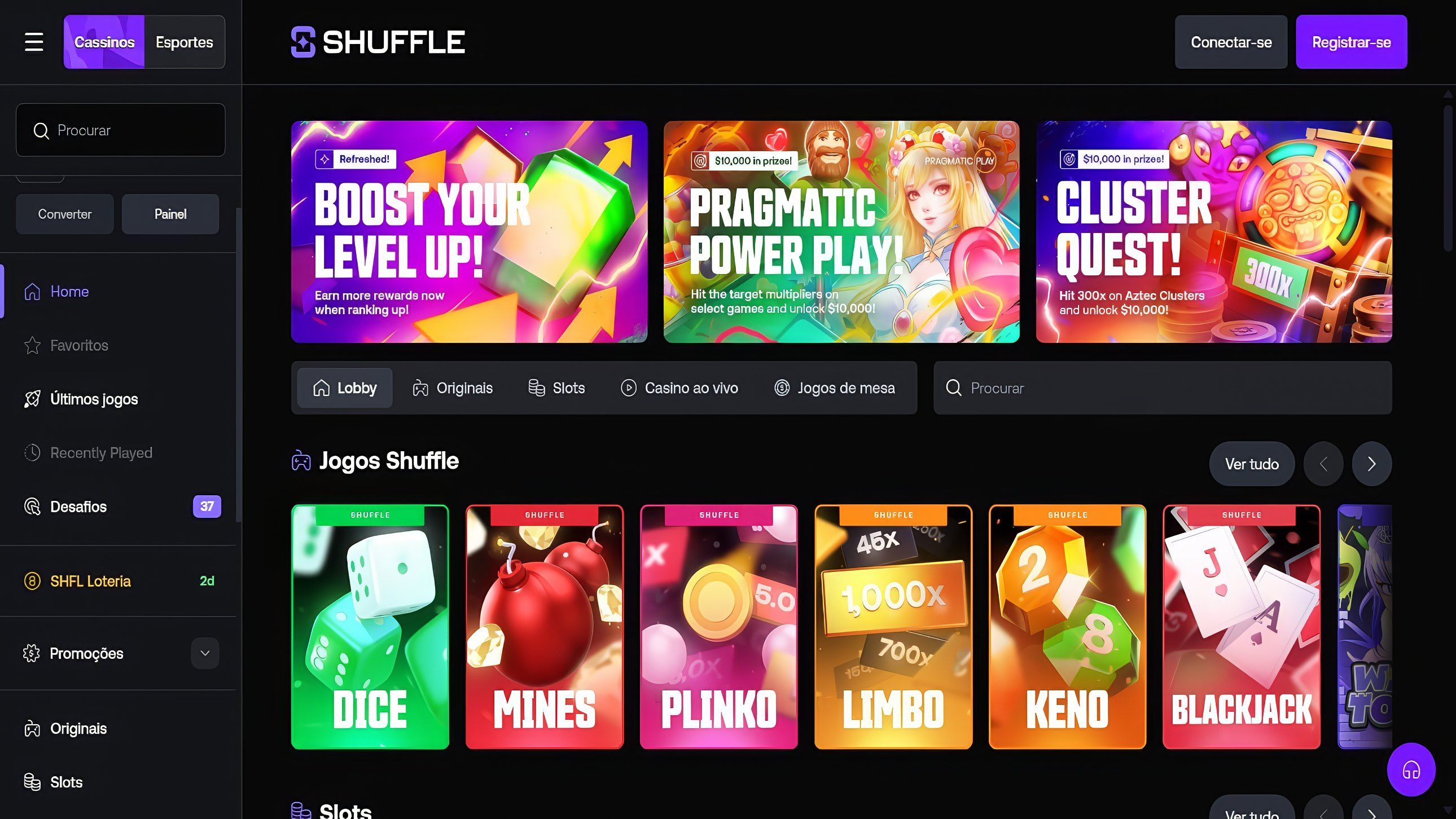 Shuffle desktop screenshot 1