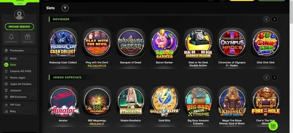 888 Casino desktop slots