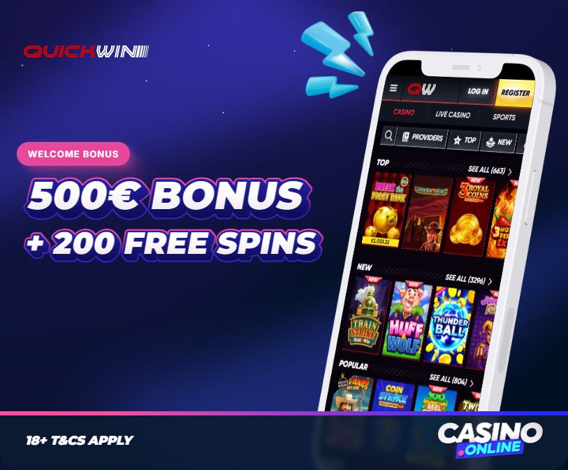 QuickWin Casino Welcome Bonus