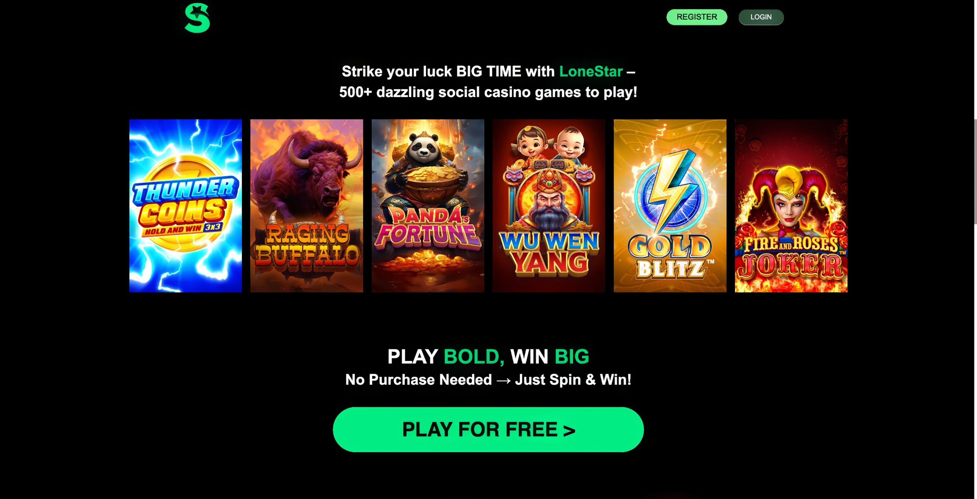 LoneStar Casino desktop screenshot 2