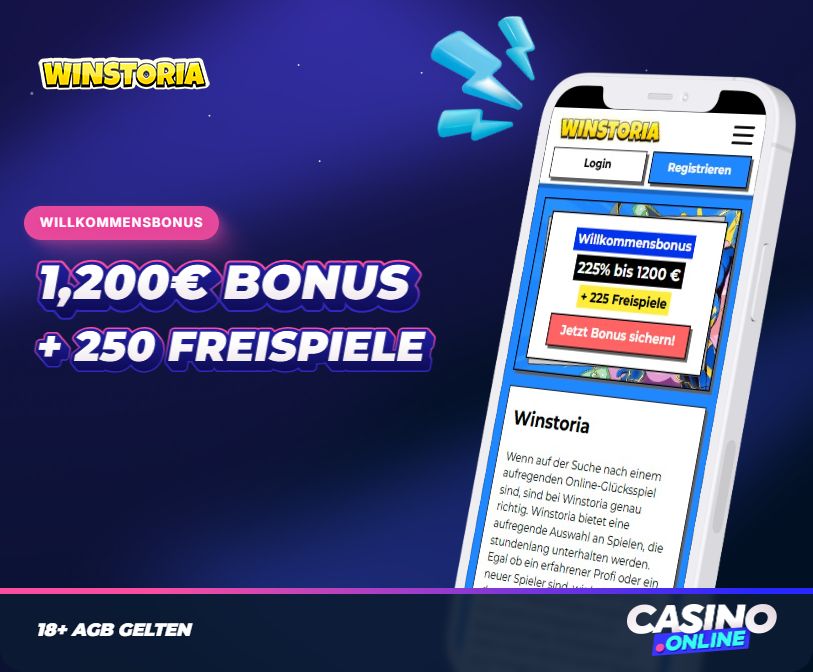 Winstoria Casino Neukundenbonus