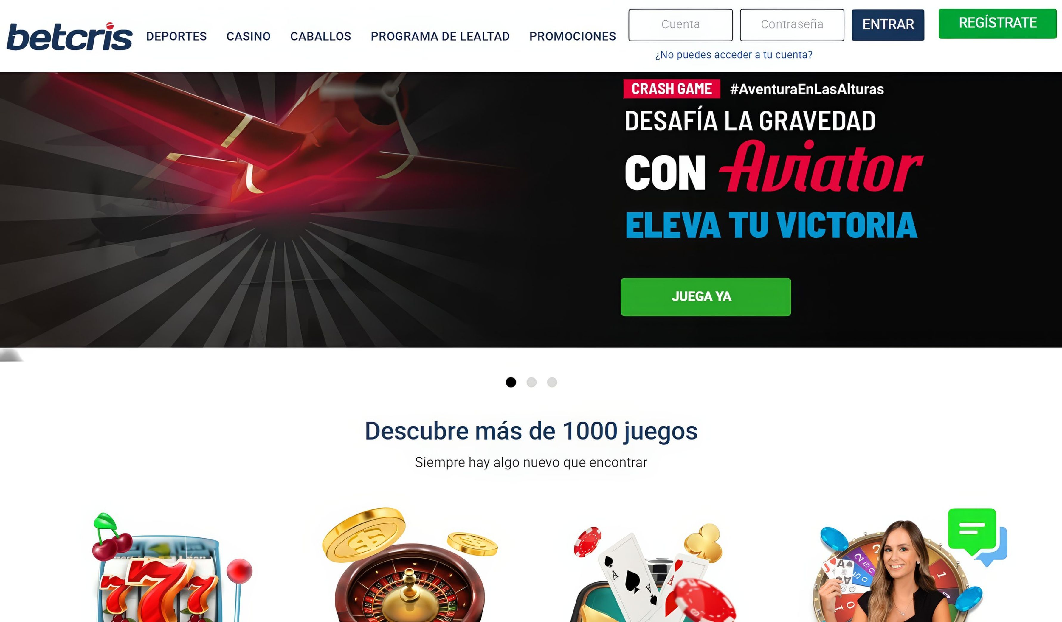 BetCris desktop screenshot 2