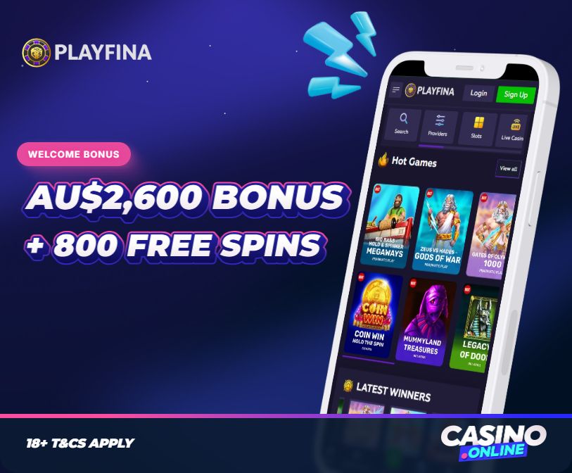 Playfina Casino Welcome Bonus