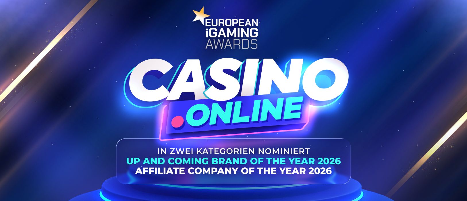 European iGaming Awards '26: Casino.online doppelt nominiert
