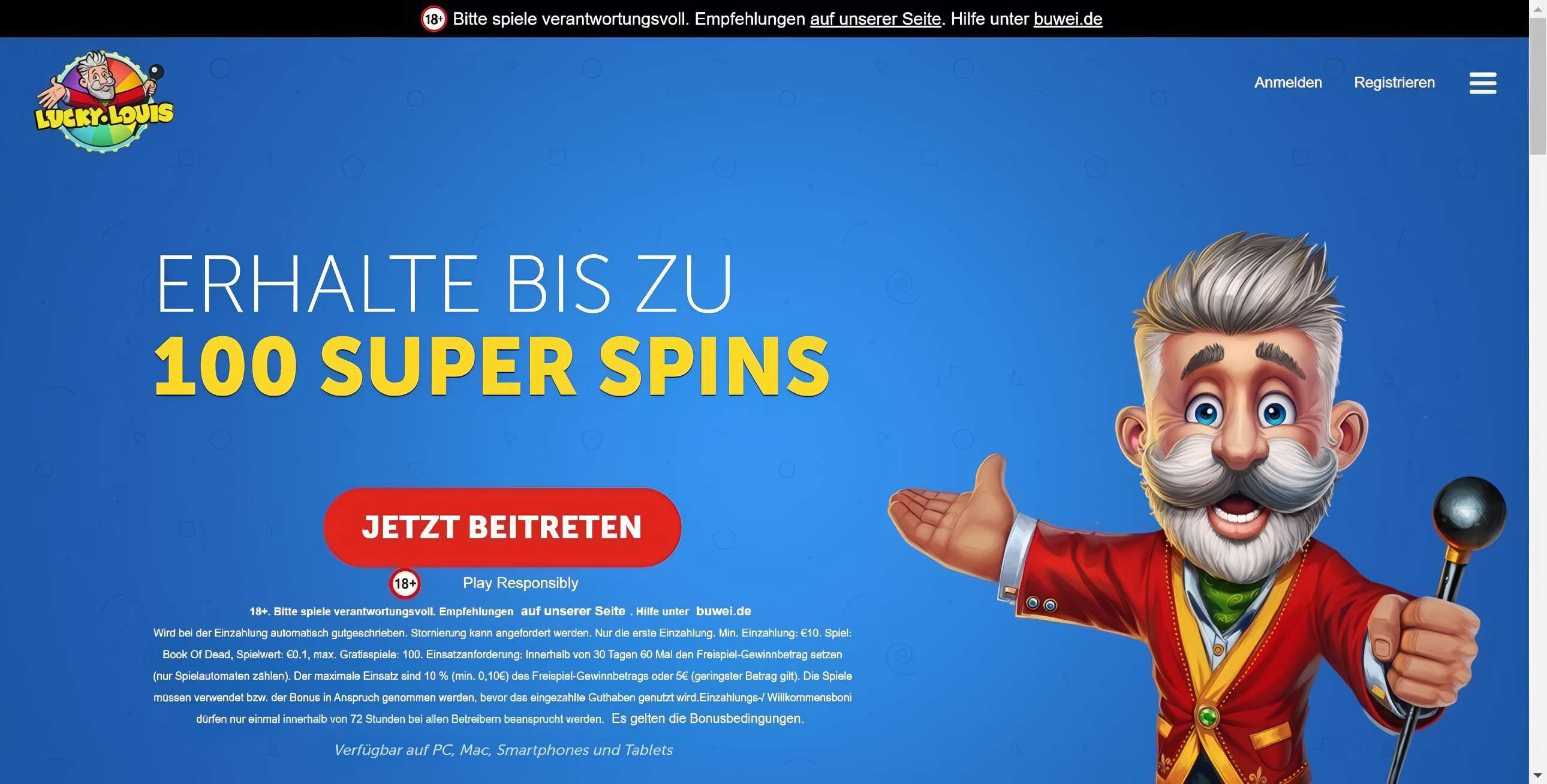 Lucky Louis desktop screenshot 1