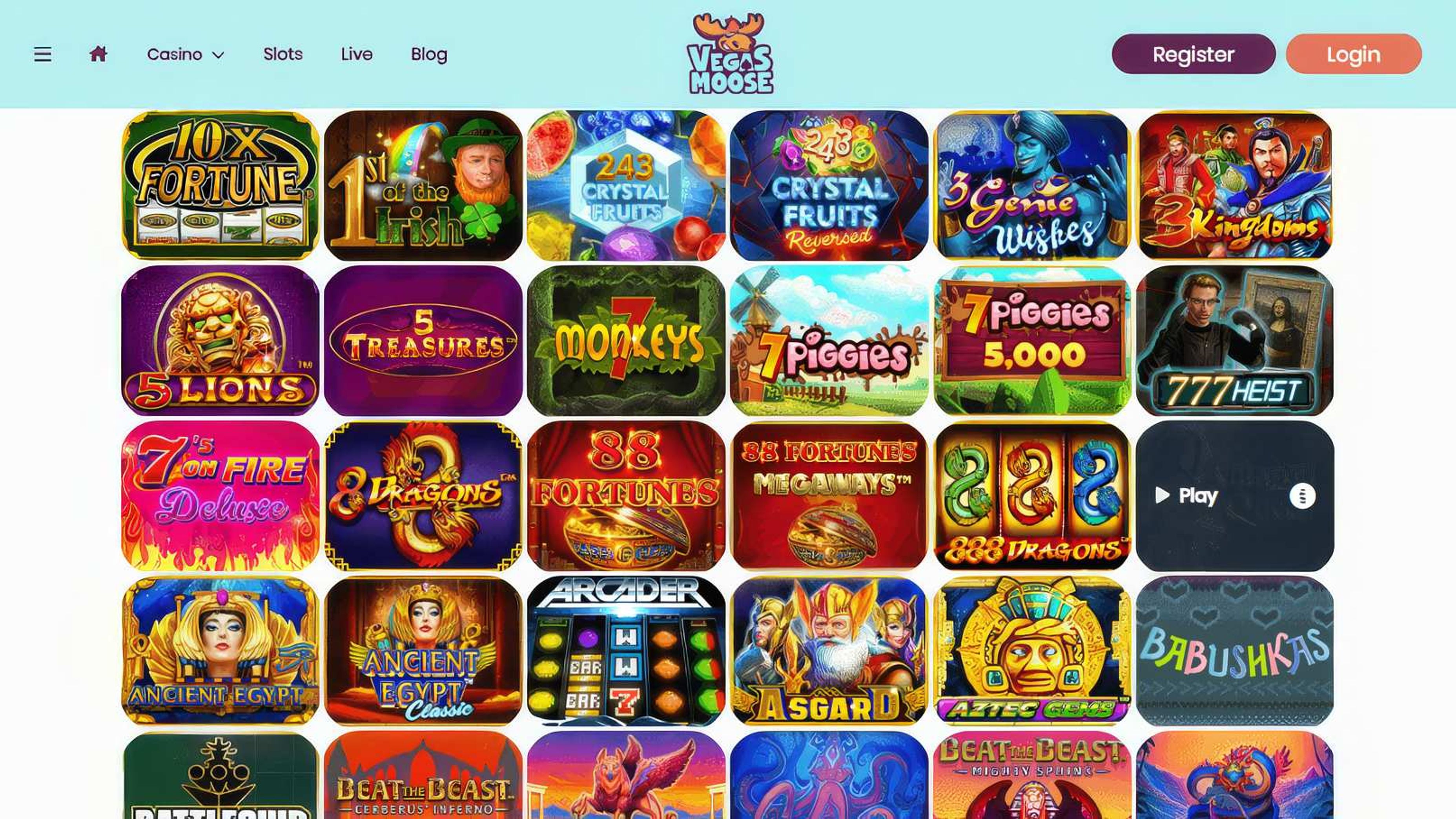 Vegas Moose desktop screenshot 2