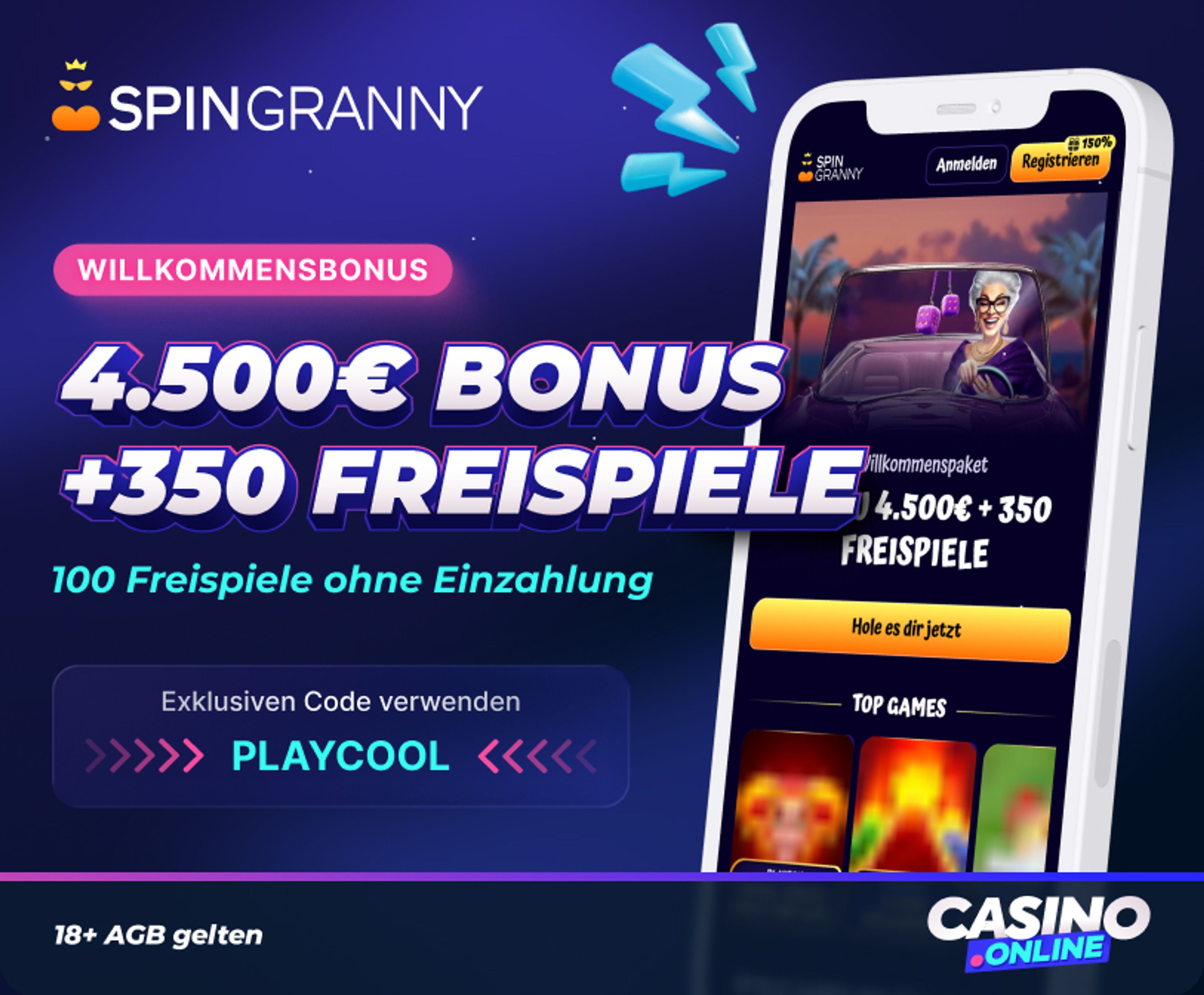 Spingranny Casino Willkommensbonus