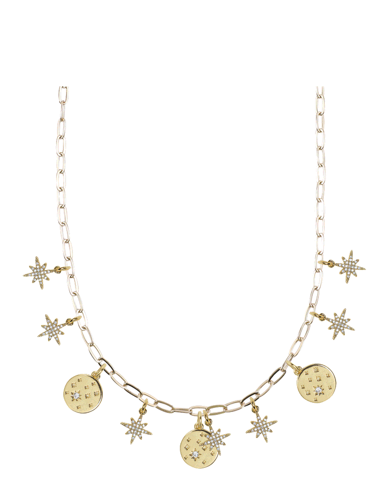 Necklace with charms