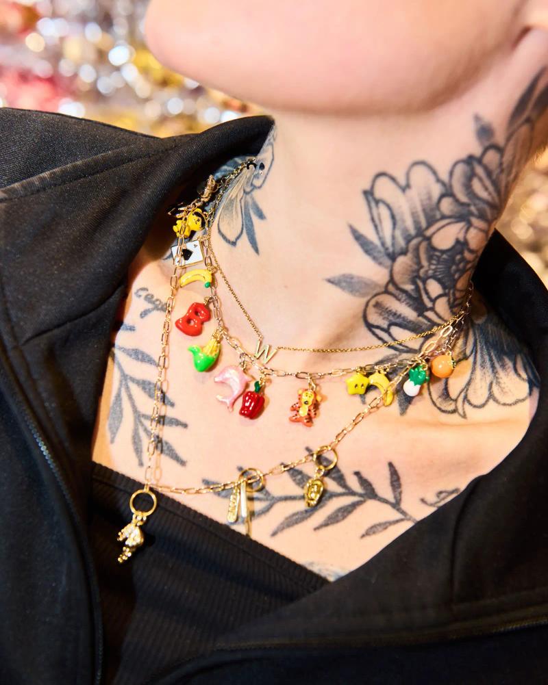 Necklace with charms
