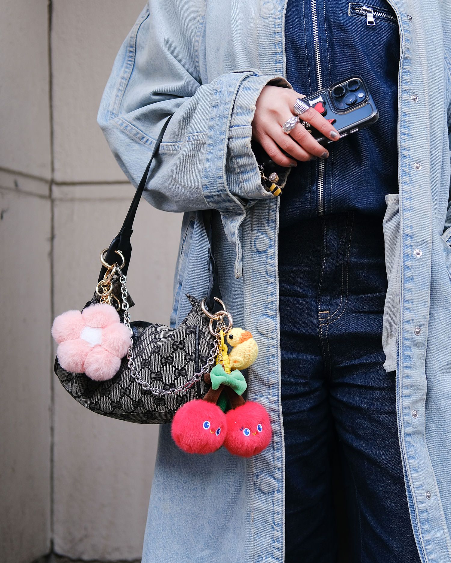 Ghost Bag Charm - Soft Plush Keychain | DRM-LND