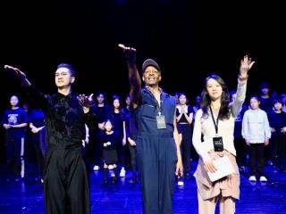 三名老師在謝幕