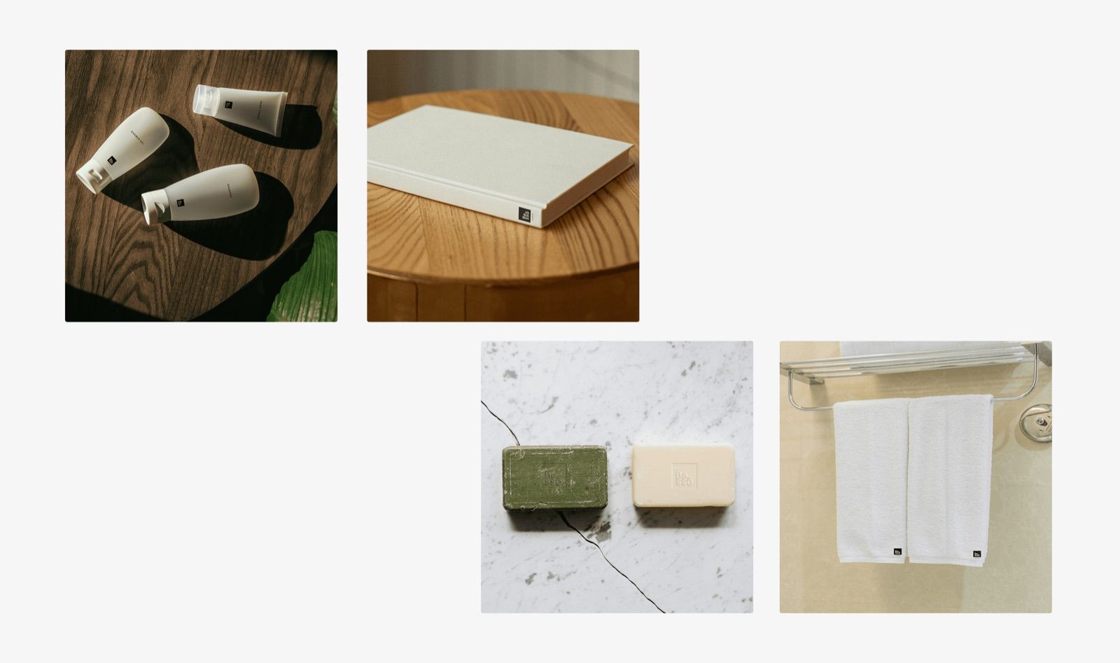 Besso Hotelsのブランドカラー、ロゴ、タイポグラフィシステム