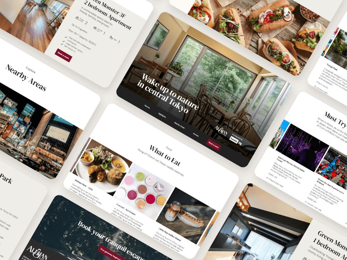 Campaign landing page