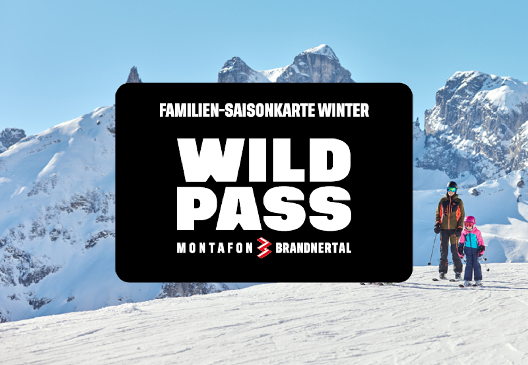 Familien-Saisonkarte Winter Montafon Brandnertal