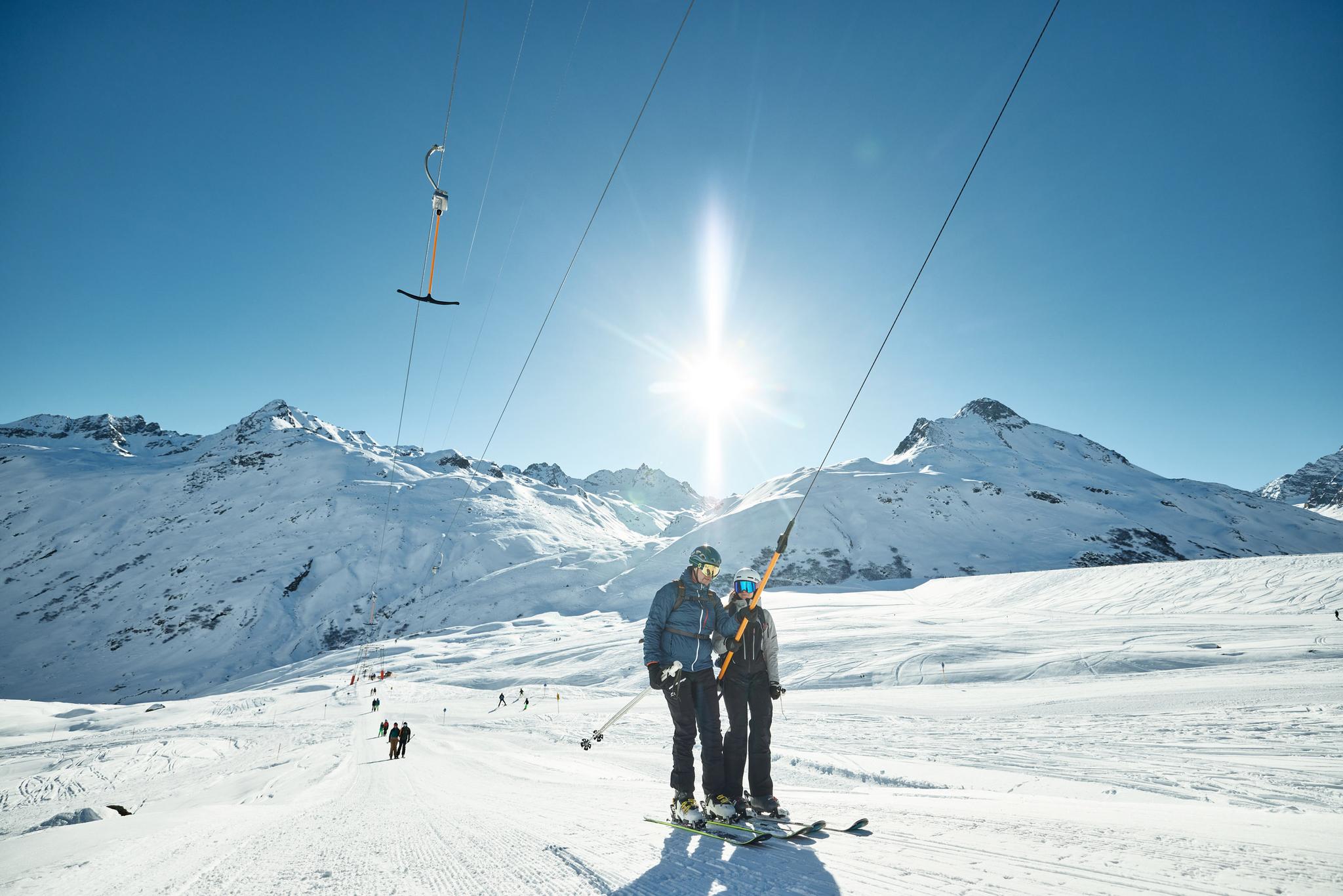Skifahren in der Silvretta-Bielerhöhe