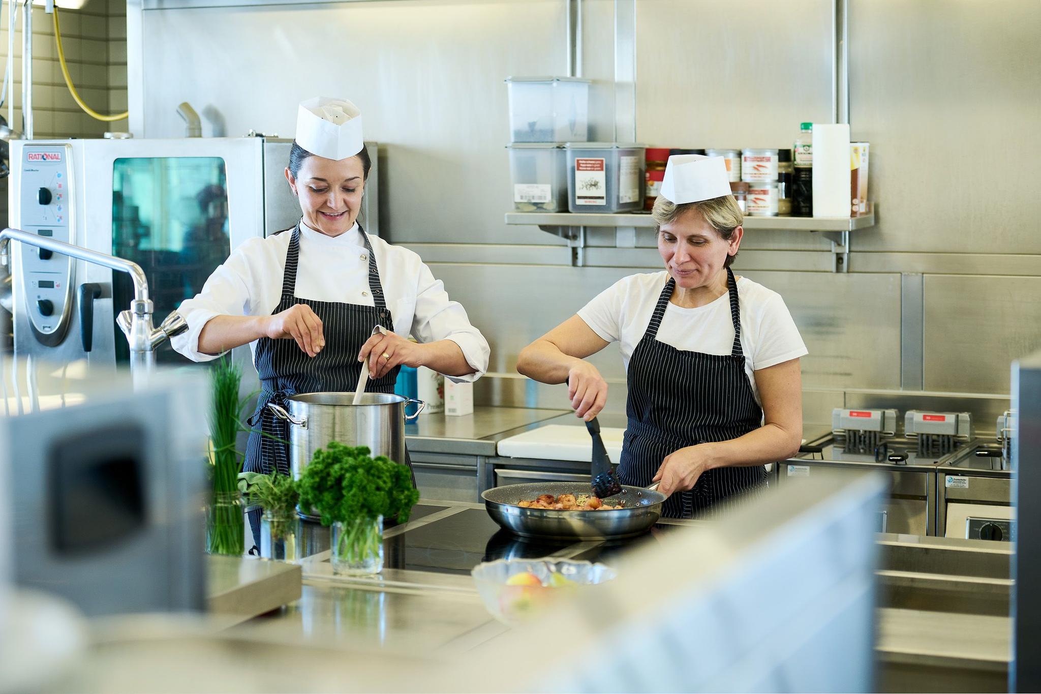 Mitarbeiter im Restaurant Grüneck