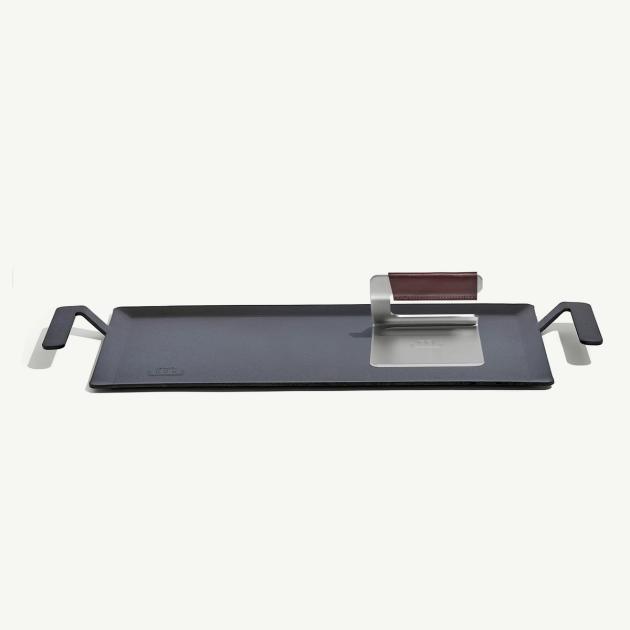 Carbon Steel Griddle + Grill Press Set