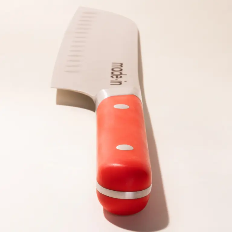 red santoku knife handle image