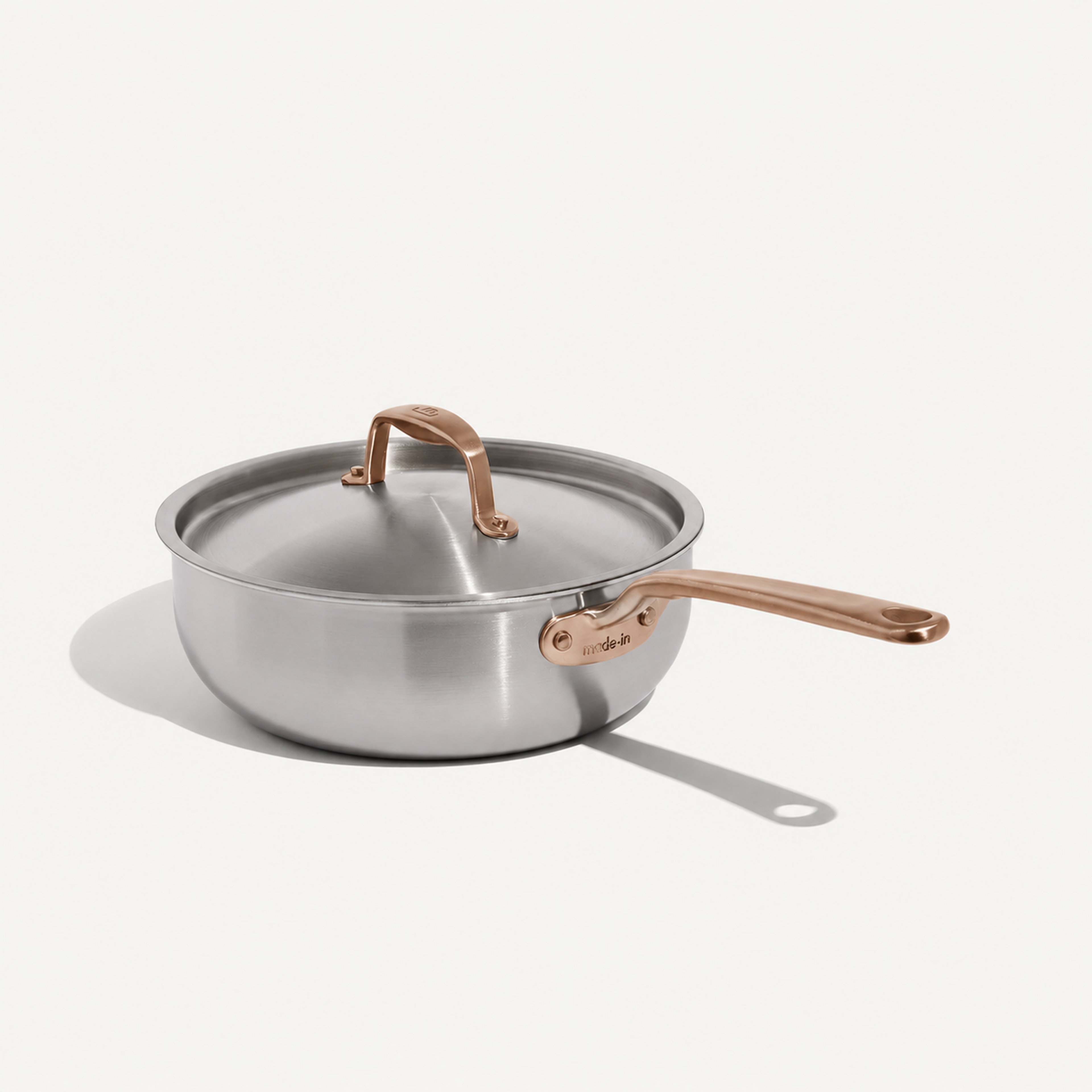 Stainless Clad Saucier | 3 QT | Stay Cool Handle