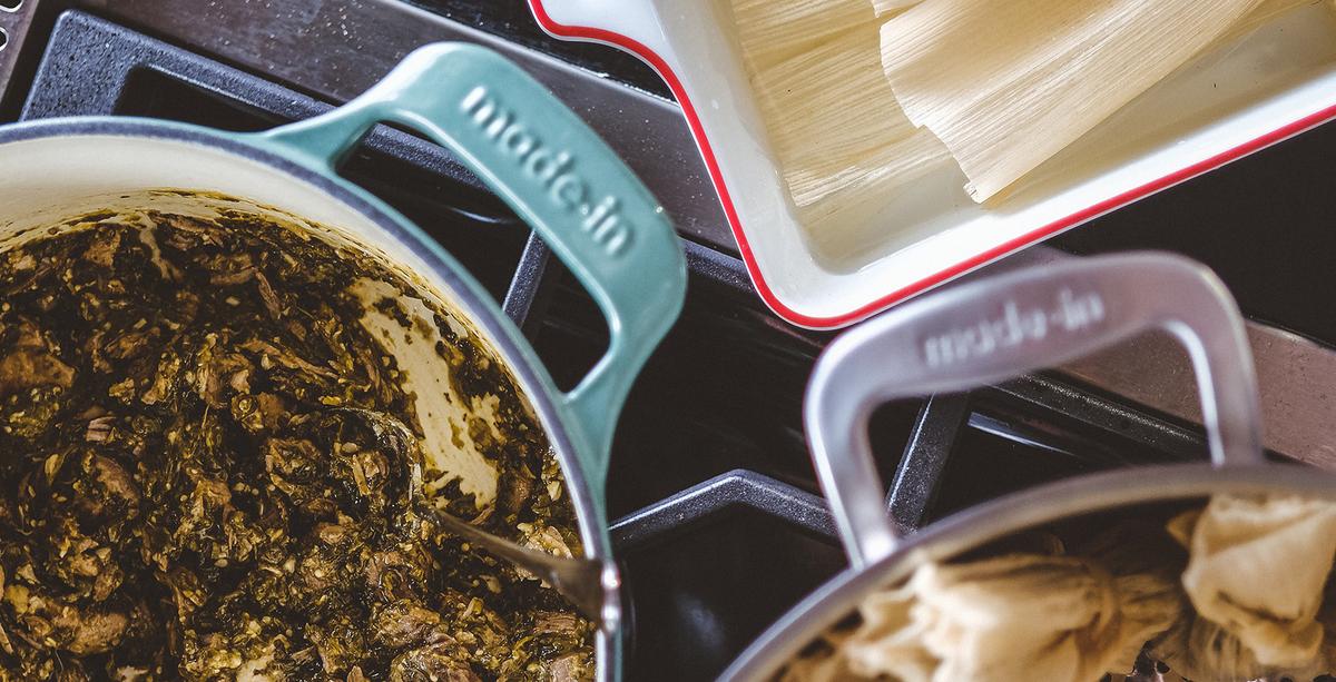 Green Chile Pork Tamale Filling Recipe Made In Made In