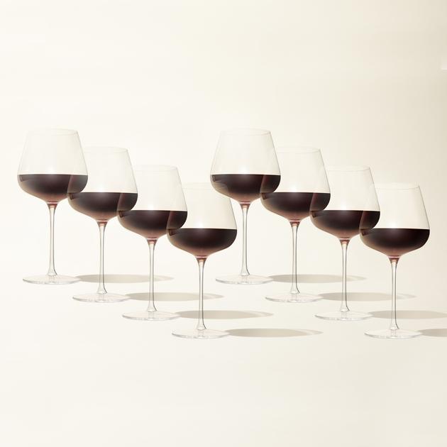 Crystal Red Wine Glasses (8)