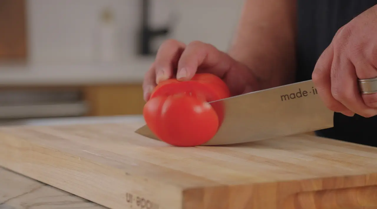 wedge cut tomato