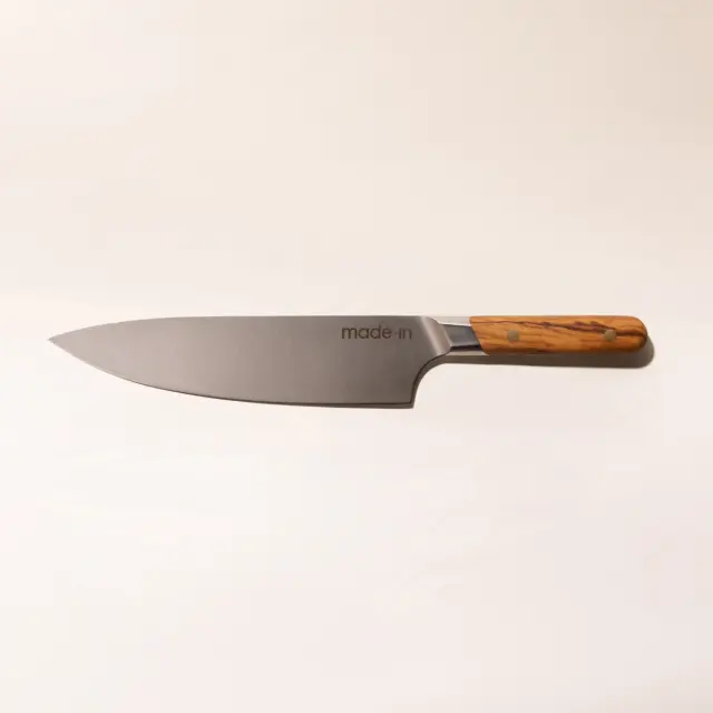 chef knife wood top
