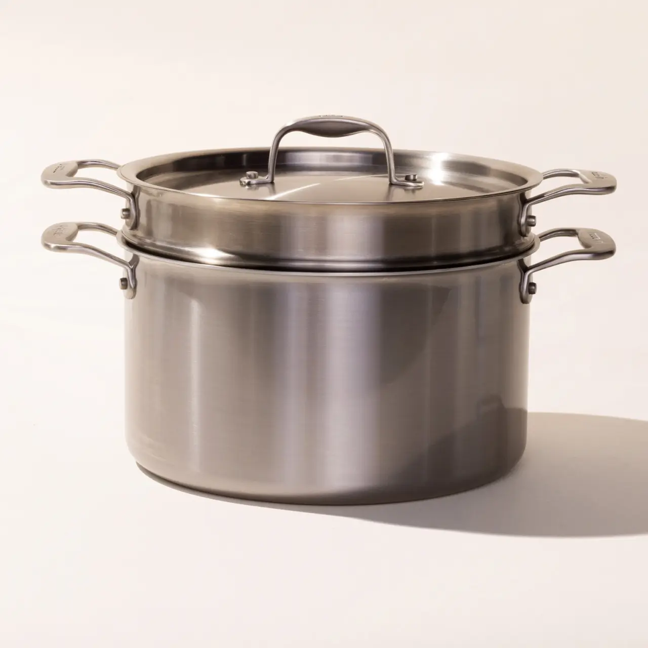 stainless steel stock pot pasta insert image