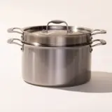 stainless steel stock pot pasta insert image