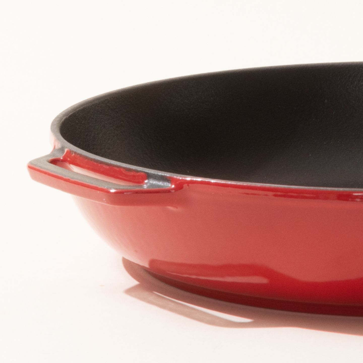 Denmark® Tools For Cooks 6 Red Enameled Cast Iron Skillet