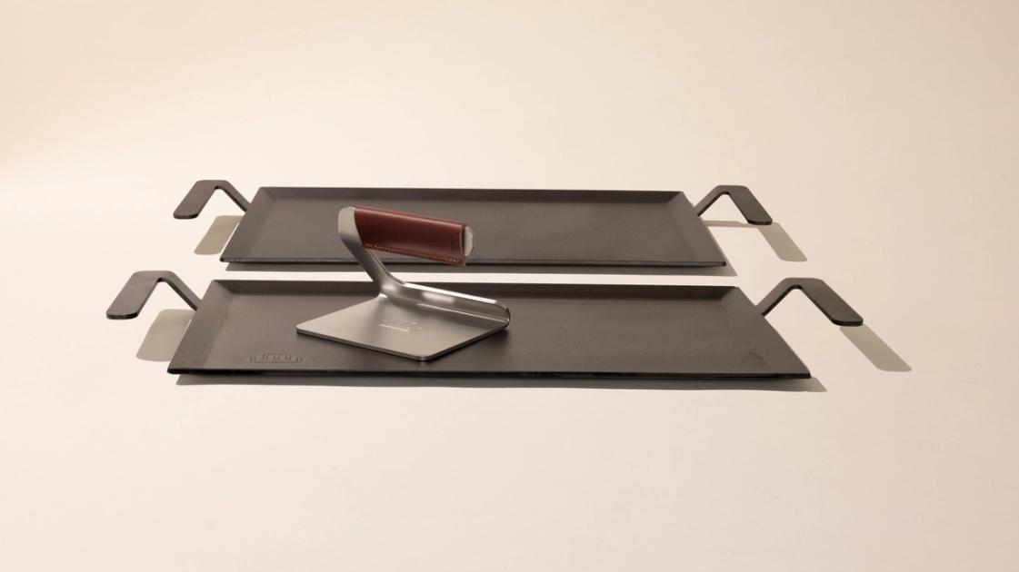 Carbon Steel Griddle + Grill Press Made In Made In