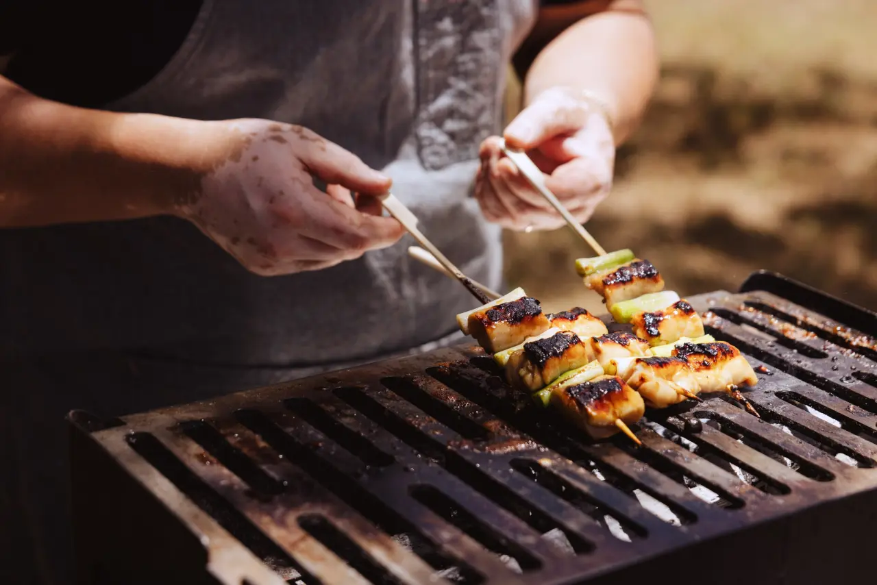 Negima Yakitori (Japanese Chicken Skewers with Scallion)