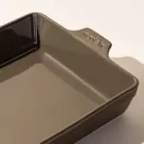 Green Ceramic Rectangular Porcelain Bakeware