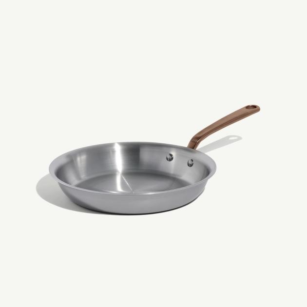 10" Stainless Steel Frying Pan | Made In - Brushed Copper