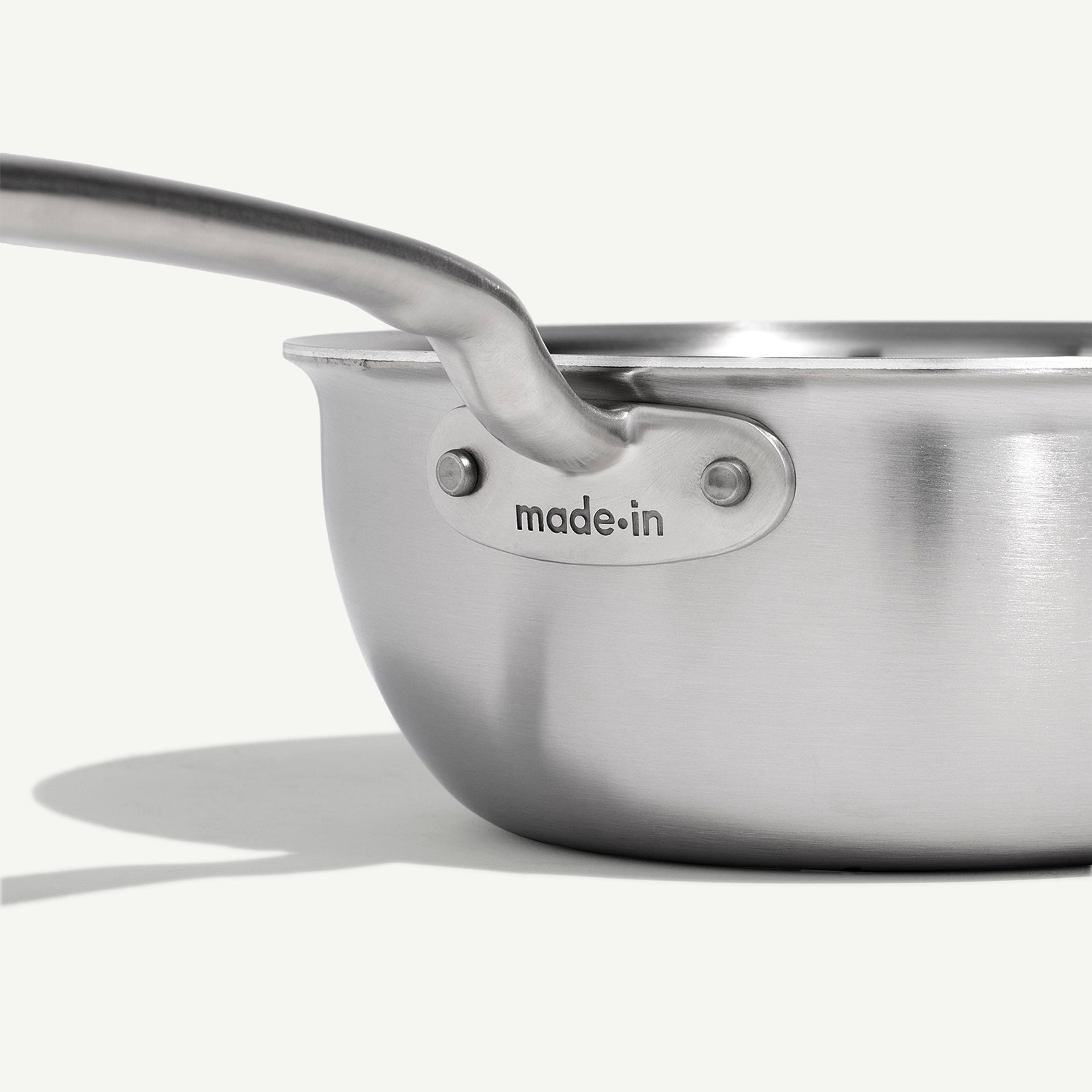 Stainless Steel Saucier | 2 QT | Made In