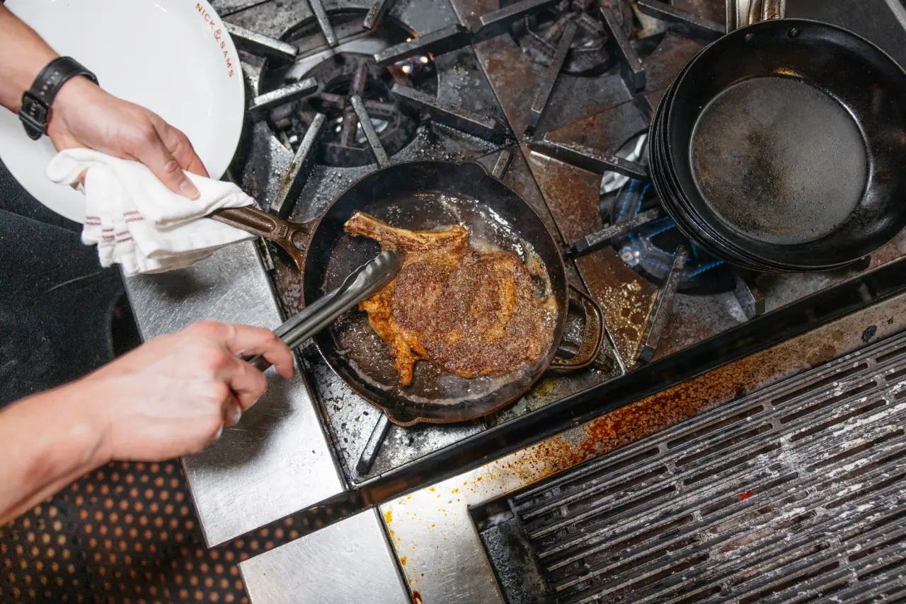 cast iron pork chop